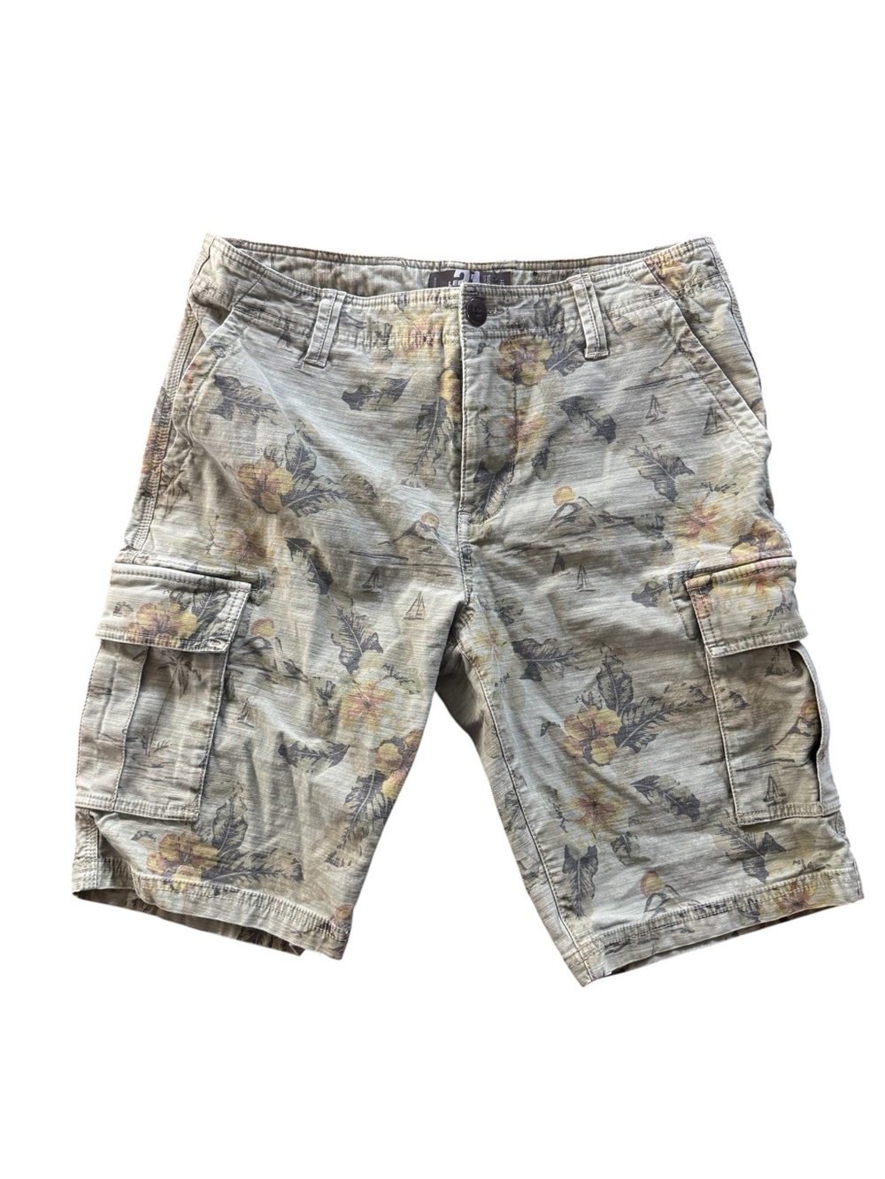 Simons Le31 Camo/Floral Cargo Shorts